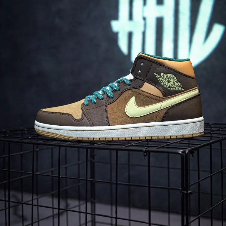 Jordan 1 Mid "Cacao Wow" Brown & Green