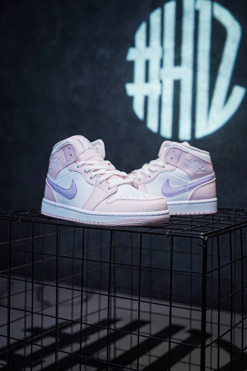 Jordan 1 Mid Pink Purple