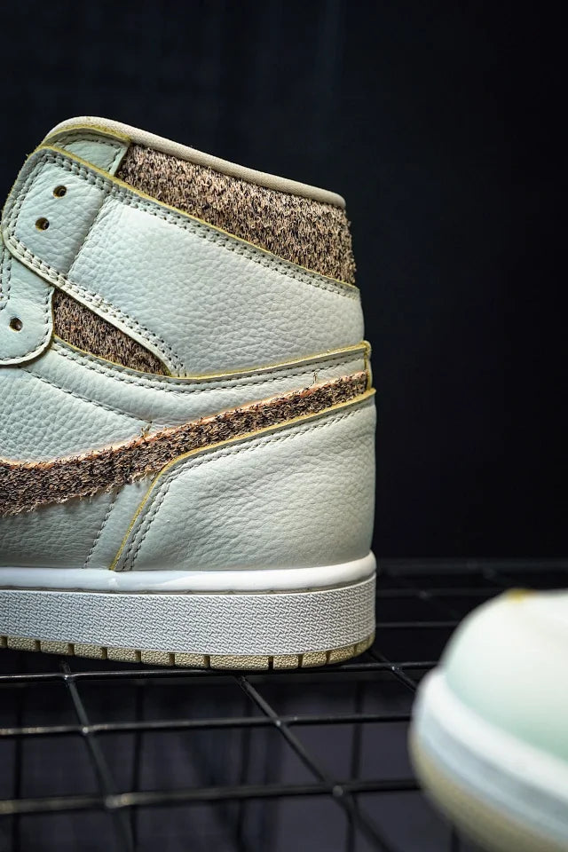 Jordan 1 High "Sail and Pale Vanilla" Bege de Dongguan Dachang