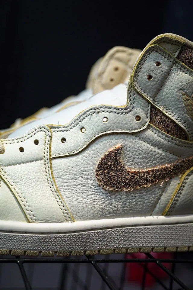 Jordan 1 High "Sail and Pale Vanilla" Bege de Dongguan Dachang