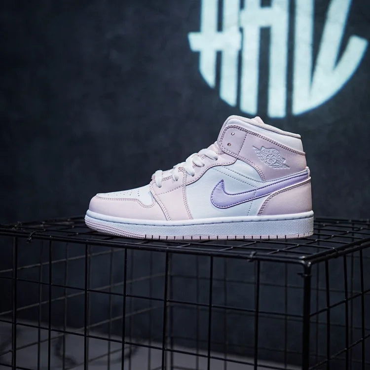 Jordan 1 Mid Pink Purple