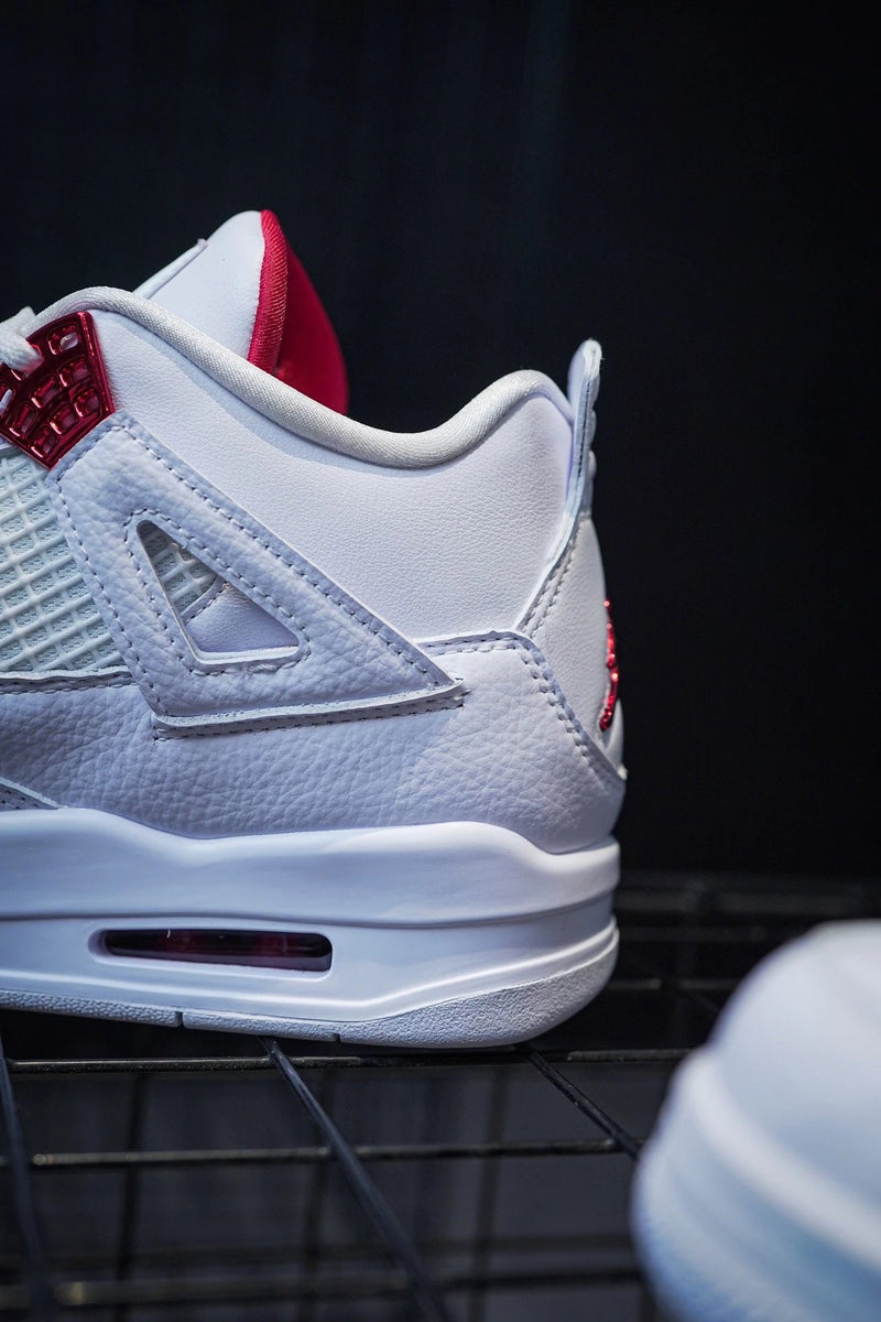 Jordan 4 White University Red