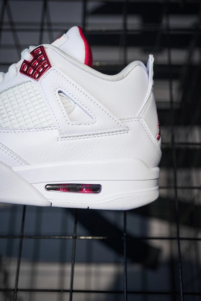 Jordan 4 White University Red