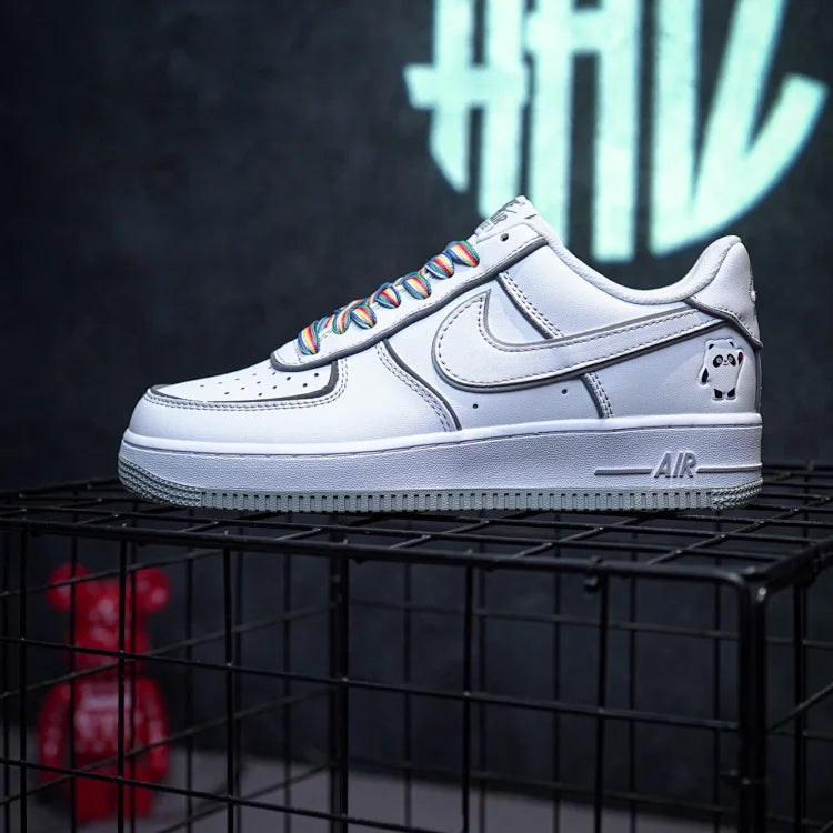 Nike Air Force 1 Low 3M Reflective White Grizzly Panda