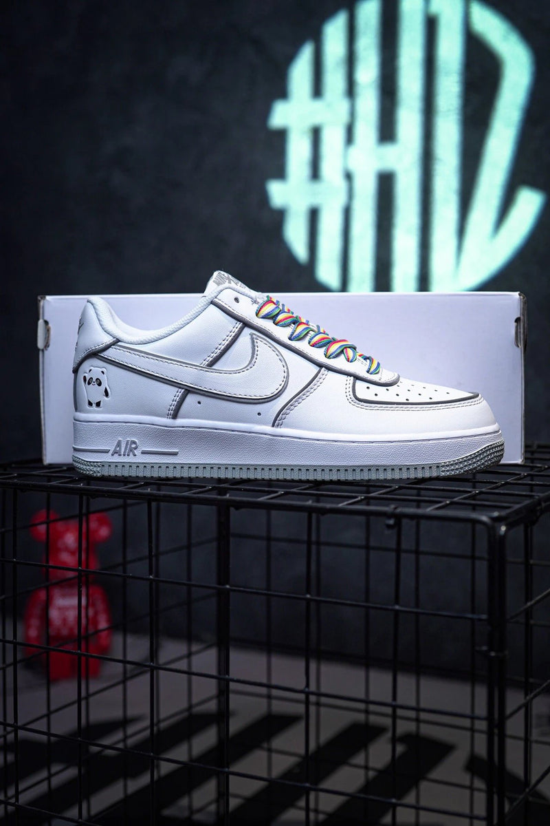 Nike Air Force 1 Low 3M Reflective White Grizzly Panda