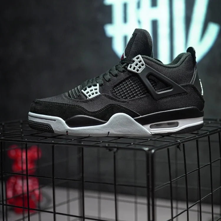 Jordan 4 Retrô "Lona Preta"