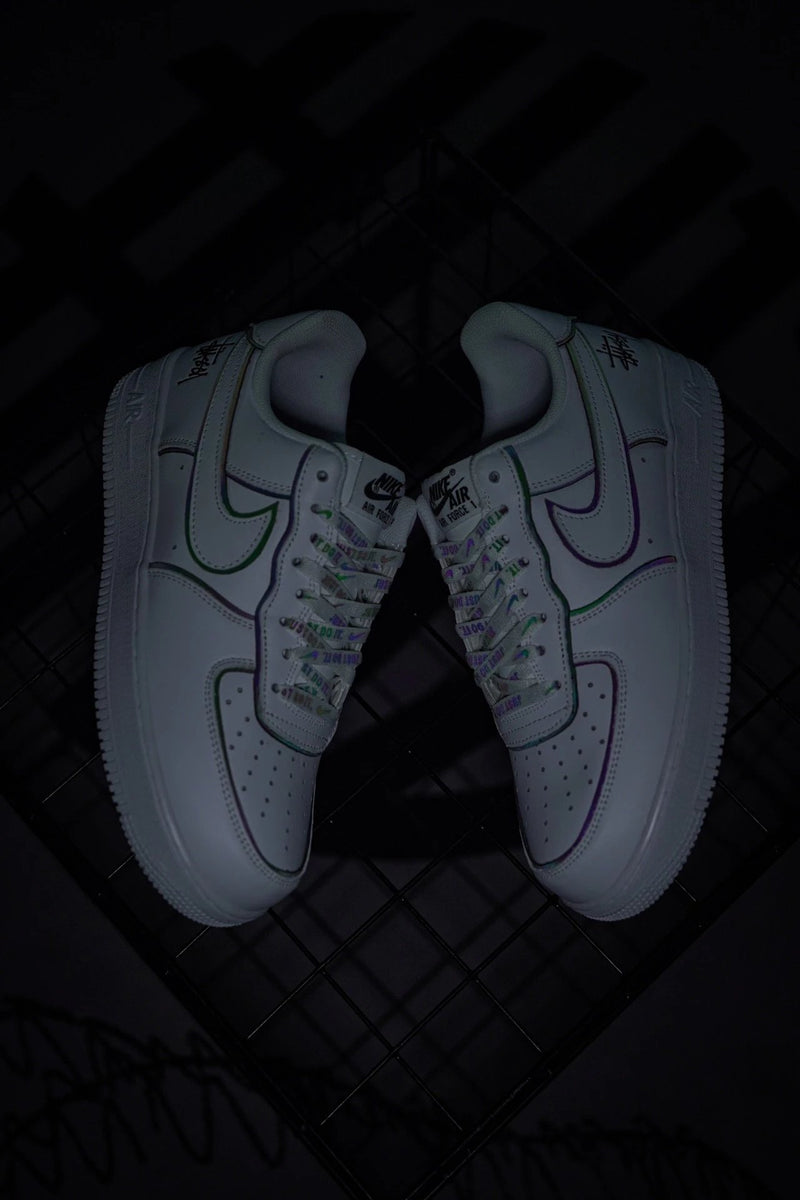 Stussy x Nike Air Force 1 3M Reflexivo