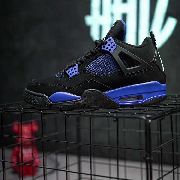 Jordan 4 Preto & Azul