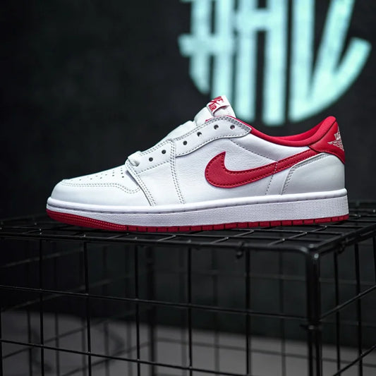 Jordan 1 Low OG "University Red" Branco & Vermelho