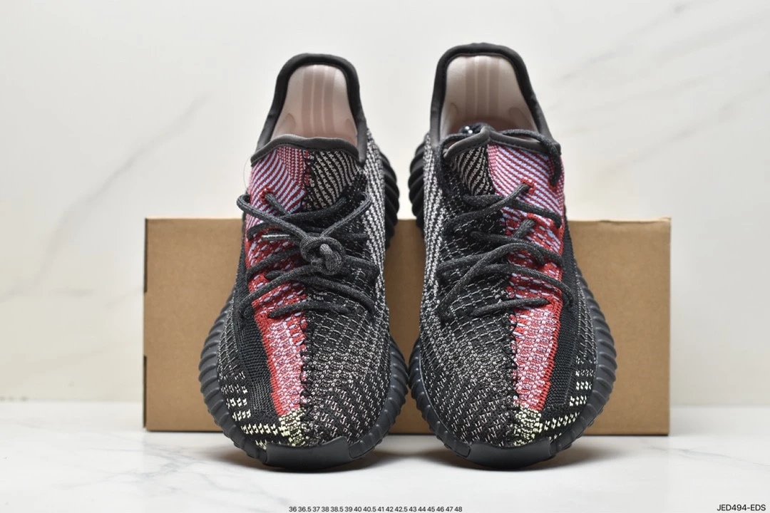 Adidas Yeezy Boost 350 V2 Yecheil Preto & Coco Vermelho