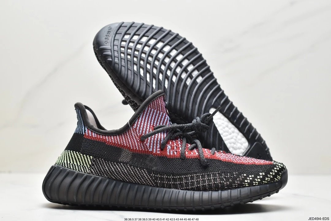 Adidas Yeezy Boost 350 V2 Yecheil Preto & Coco Vermelho
