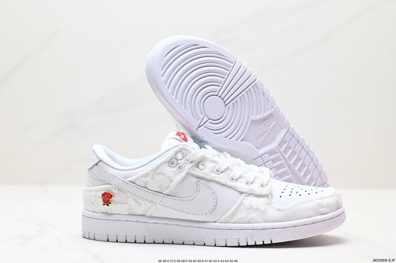 Dunk Low Give Her Flowers clássico retrô minimalista tênis decotado para mulheres