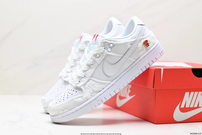 Dunk Low Give Her Flowers clássico retrô minimalista tênis decotado para mulheres