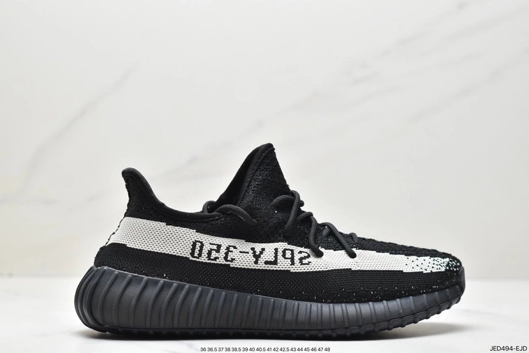 Adidas Yeezy 350 Boost Core Preto V2 Preto & Coco Branco