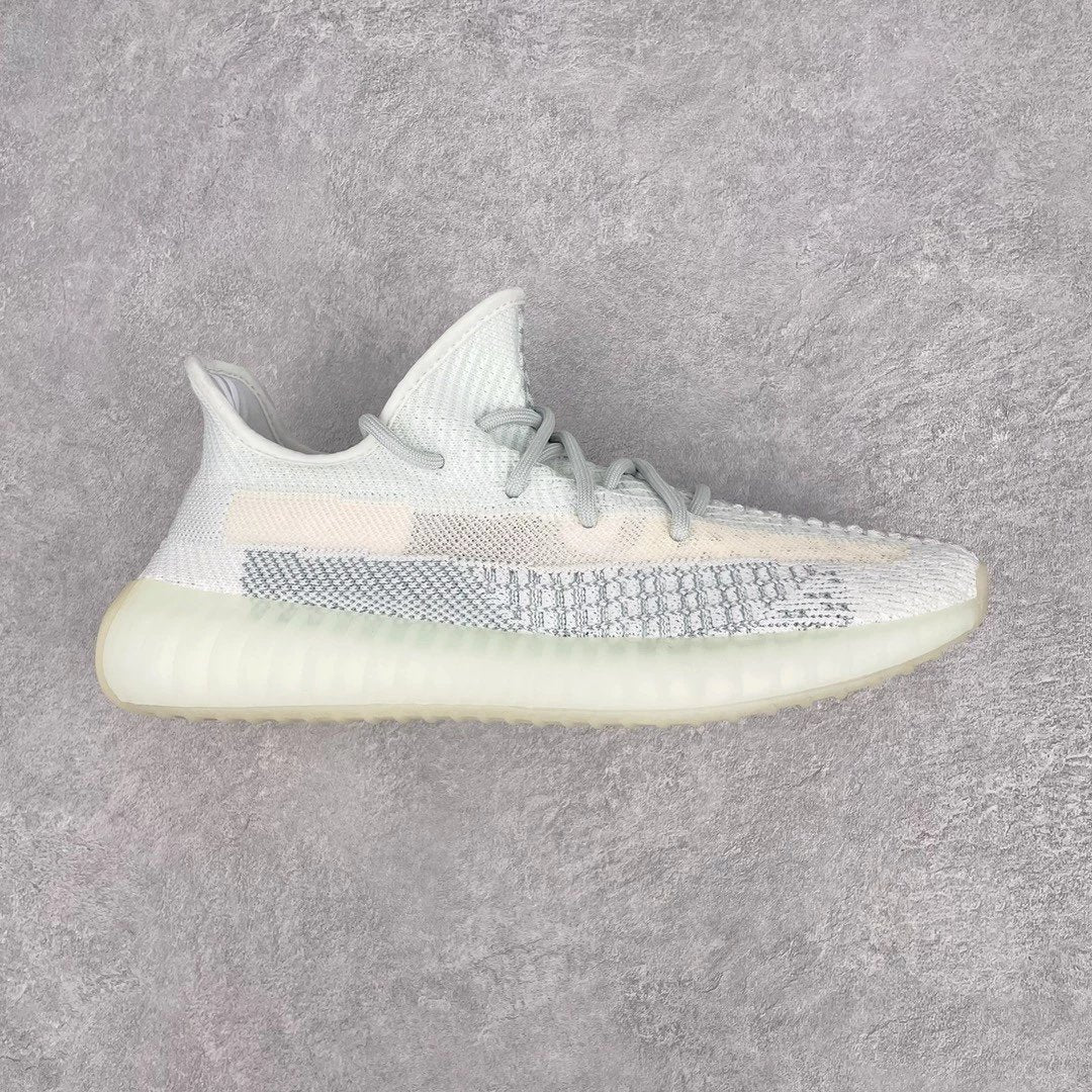 Adidas Yeezy Boost 350 V2 Cloud Branco Refletivo Gelo Azul Estrelado