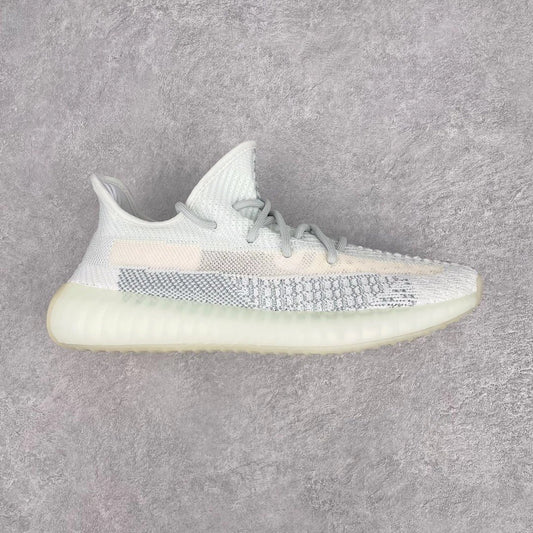 Adidas Yeezy Boost 350 V2 Cloud Branco Refletivo Gelo Azul Estrelado