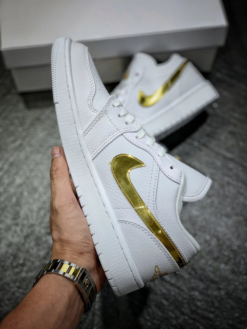 Jordan 1 Low White Gold