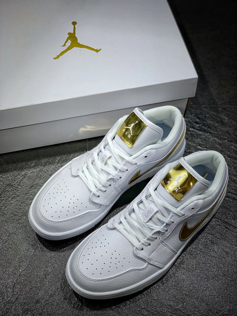 Jordan 1 Low White Gold