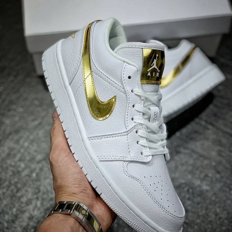 Jordan 1 Low White Gold