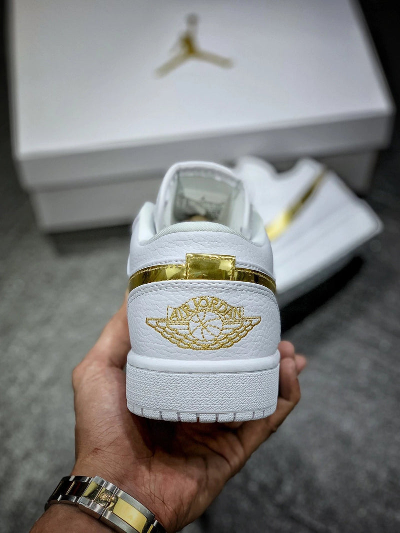 Jordan 1 Low White Gold