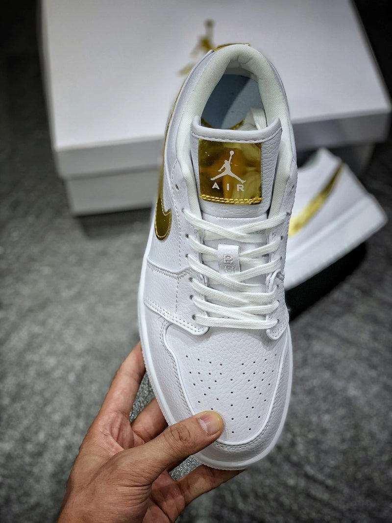 Jordan 1 Low White Gold