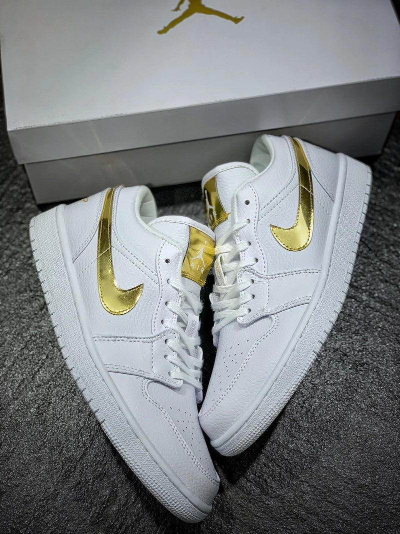 Jordan 1 Low White Gold